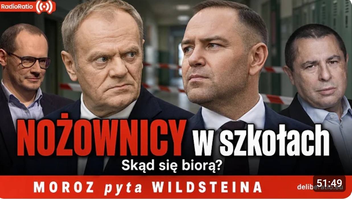  Skąd się biorą nożownicy w polskich szkołach? | Moroz pyta Wildsteina