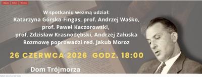 Już w najbliższy piątek wyjątkowe spotkanie na Łowickiej: Paweł Hertz, twórczość i droga życiowa; Zapraszamy!
