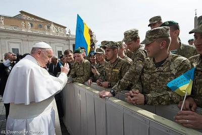 Franciszek a wojna na Ukrainie